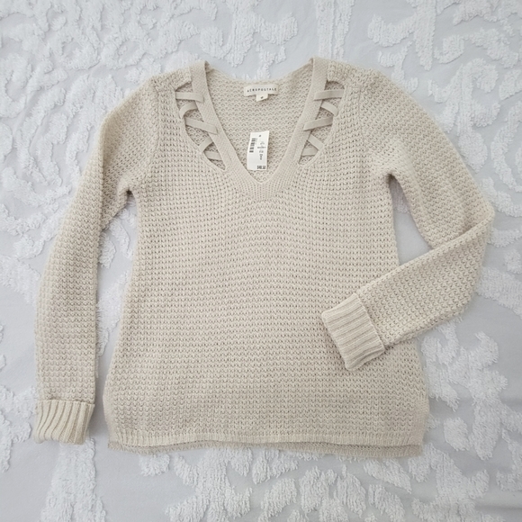 Gold Aeropostle Sweater - Picture 1 of 2